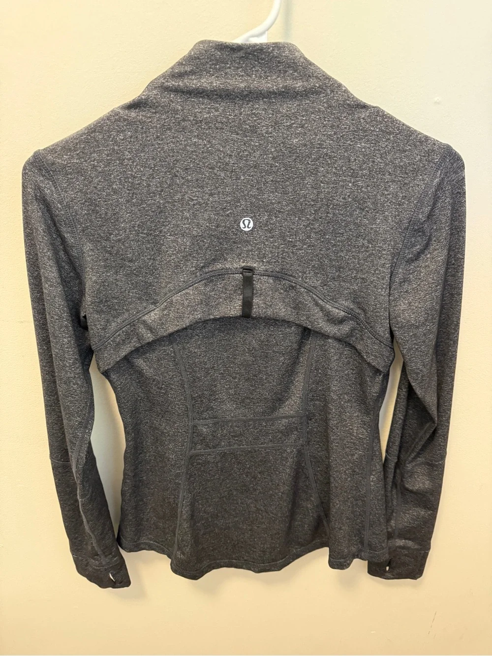 lululemon athletica Dark Gray Full-Zip Athletic Jacket